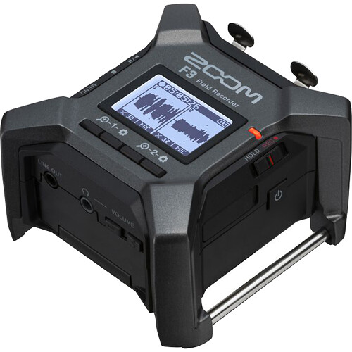 Zoom F3 2-Input / 2-Track Portable Field Recorder - 3